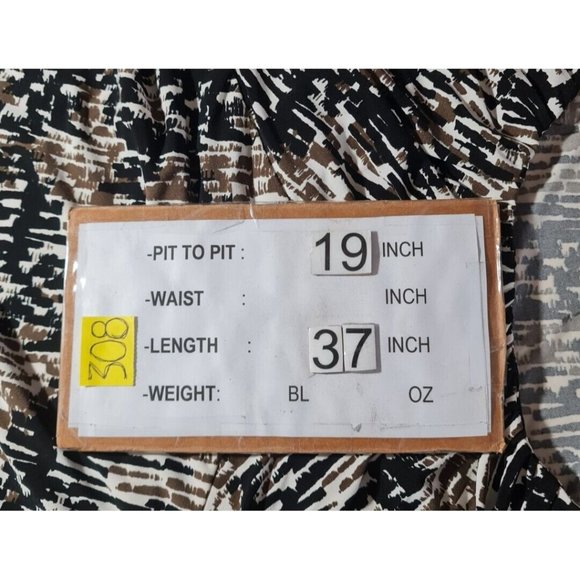 ANN TAYLOR Womens Knee Length Dress Size 18 Multi-Color Jersey Crew Neck 308P - Picture 5 of 5